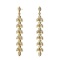 14k Gold 1.30 Ct Natural H Diamond Earrings