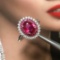 14k Gold 1.38 Ctw Natural Ruby & Diamond Ring/pendant