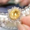 14k Gold 2.49 Ctw Natural Sapphire & Diamond Ring/pendant