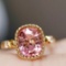 14k Yellow Gold 2.68 Ctw Natural Tourmaline & Diamond Ring