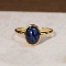 14k White Gold 1.14 Ct Natural Sapphire Ring