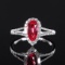 14k Gold 1.52 Ctw Natural Spinel & Diamond Ring