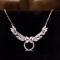 14k Gold 1.5 Ct Natural H Diamond Necklace