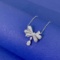 14k Gold 1.06 Ctw Natural H Diamond Necklace