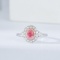14k Gold 0.88 Ctw Natural Pink Diamond & Diamond Ring