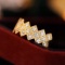 14k Gold 0.42 Ct Natural H Diamond Ring