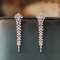 14k Gold 0.76 Ct Natural H Diamond Earrings