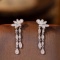 14k Gold 0.4 Ct Natural H Diamond Earrings