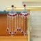 14k Gold 1.82 Ctw Vivid Red Natural Ruby & Diamond Earrings