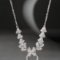 14k Gold 0.98 Ctw Natural H Diamond Necklace
