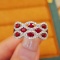 14k Gold 1.64 Ctw Natural Ruby & Diamond Ring