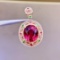 14k Gold 10.15 Ct Natural Tourmaline & Diamond Pendant