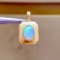 14k Gold 1.21 Ct Natural Opal & Solitaire Pendant