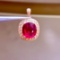 14k Gold 6.25 Ct Natural Tourmaline & Diamond Pendant