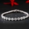 14k Gold 5.32 Ct Natural H Diamond Bracelet
