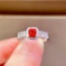 14k Gold 0.62 Ct Natural Spinel & Diamond Ring