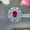 14k Gold 1.72 Ctw Natural Ruby & Diamond Ring