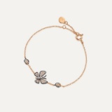 14k Gold 0.22 Ct Natural Color Diamond Bracelet