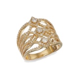 Null 1.20 Ct Natural H Diamond & Eternity Band Ring