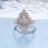 14k Gold 1.20 Ct Natural H Diamond Ring