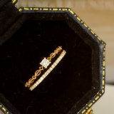 14k Gold 0.35 Ct Natural Sapphire Ring