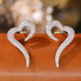 14k Gold 1.22 Ct Natural H Diamond Earrings