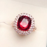 14k Gold 4.5 Ct Natural Tourmaline & Diamond Ring/pendant