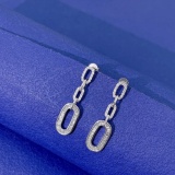 14k Gold 0.78 Ctw Natural H Diamond Earrings