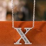 14k Gold 0.24 Ct Natural H Diamond Necklace