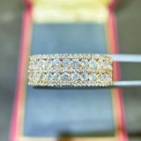14k Gold 1.00 Ct Natural H Diamond Ring