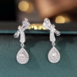 14k Gold 0.50 Ct Natural H Diamond Earrings