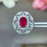 14k Gold 1.72 Ctw Natural Ruby & Diamond Ring