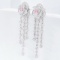 14k Gold 2.15 Ctw Natural H Diamond Earrings