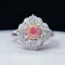 14k Gold 1.07 Ctw Natural Pink Diamond & Diamond & Cocktail Ring/pendant