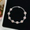 14k Gold 2.35 Ctw Natural Pink Diamond & Diamond Bracelet