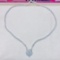 14k Gold 13.00 Ct Natural H Diamond Necklace