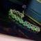 14k Gold 3.60 Ct Natural Emerald Bracelet