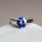 14k Gold 1.82 Ct Natural Tanzanite & Solitaire Ring