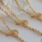14k Gold 0.15 Ct Natural H Diamond Necklace