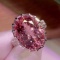 14k Gold 9.00 Ct Natural Morganite & Diamond & Solitaire Ring