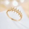 14k Gold 0.25 Ct Natural H Diamond Ring