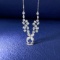 14k Gold 2.13 Ct Natural H Diamond Necklace