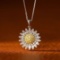14k Gold 0.58 Ct Natural Color Diamond Necklace