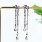 14k Gold 1.19 Ct Natural H Diamond Earrings