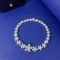 14k Gold 6.51 Ct Natural H Diamond Bracelet