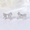 14k Gold 0.73 Ct Natural H Diamond Earrings