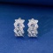 14k Gold 0.50 Ct Natural H Diamond Earrings