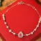 14k Gold 1.05 Ctw Natural Pink Diamond & Diamond Bracelet