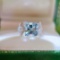 14k Gold 3.72 Ctw Natural Aquamarine & Diamond Ring