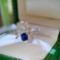 14k Gold 2.90 Ctw Natural Sapphire & Diamond Ring